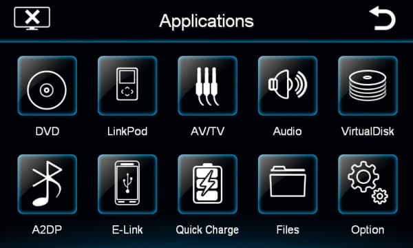 ESX VN630W, 15,8 cm (6.2"), 800 x 480 pikseliä, LCD, Flash, MicroSD (TransFlash), 256 MB