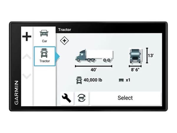 Garmin DEZL LGV610 EU, Kaupunki, Katu, Koko Eurooppa, Eteläinen Afrikka, Muistikortti, 3D, 15,2 cm (6"), 1280 x 720 pikseliä