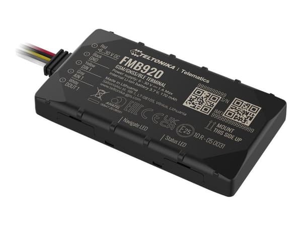 FMB920 GPS-seurantalaite Universal 0.128 GB Musta Teltonika
