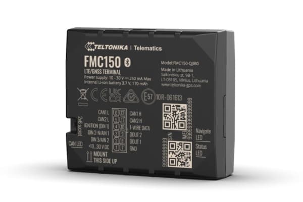 Teltonika FMC150, Bil, GPS-sporing, Sort, Støvresistent, Enkelt SIM, Akrylonitril-butadien-styren (ABS), Plast