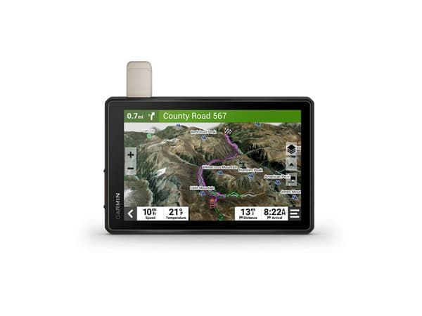 Garmin Tread Overland - Edition, Extern, 2D/3D, 20,3 cm (8"), 1280 x 800 pixlar, TFT, 4368,8 x 2692,4 mm (172 x 106") Svart