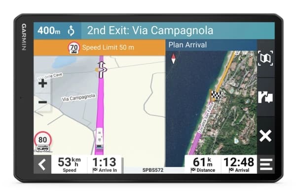 Garmin Camper 795 - For kjøretøy bredskjerm Sort
