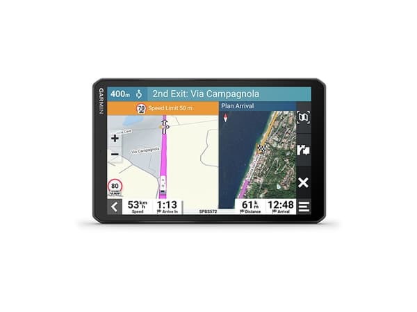 Garmin Camper 895 - Bredskjerm Sort