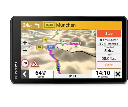 Garmin zumo XT2 motorcykelnavigator, Europa