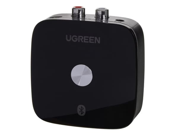 Adapter odbiornik Bluetooth 5.1 UGREEN 2x RCA, jack 3,5mm, aptX HD (czarny)