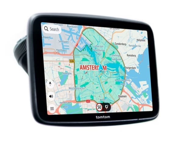 TomTom GO - GPS-navigator - for kjøretøy bredskjerm Sort