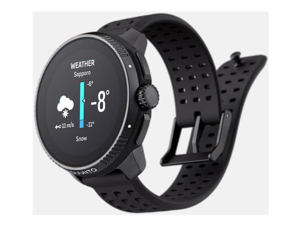 Suunto Race - Glassfiberforsterket polyamid - sportsur med stropp - silikon - håndleddstørrelse: 125-175 mm - display 1.43" - Bluetooth - 83 g - hels