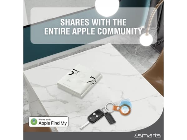 4smarts 540550, Spårningsbricka, Multifärg, iOS 14.5, iOS 15, iOS 16, 10 g, 32 mm, 32 mm