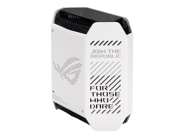 ASUS ROG Rapture GT6 - Wi-Fi-system - (ruter) - inntil 270 kvm - maske 1GbE, 2.5GbE - Wi-Fi 6 - Dobbeltbånd Hvit
