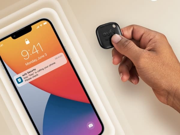 Eufy SmartTrack Link, Universal, GPS-spårare, Svart, 8760 h, CR2032, iOS