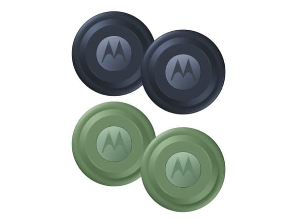 Motorola Moto Tag - Antitap Bluetooth-tagsett for mobiltelefon, nettbrett - stjernelysblå, jadegrønn