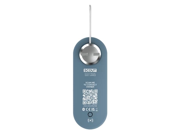 Knog Scout Travel - Luggage Tag, Finder & Alarm, Luggage, Finder, Graphite, Water resistant, Silicone, IP65