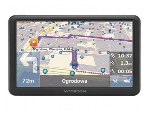 MODECOM FreeWAY CX 7.4 bilnavigasjon + MapFactor-kart over Europa