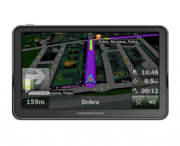 MODECOM FreeWAY CX 7.3 bilnavigasjon + MapFactor-kart over Europa