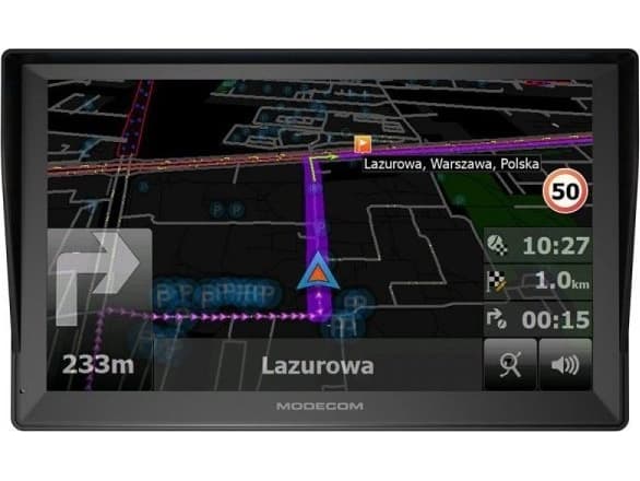 MODECOM FreeWAY CX 9.3 Plus bilnavigasjon + MapFactor-kart over Europa