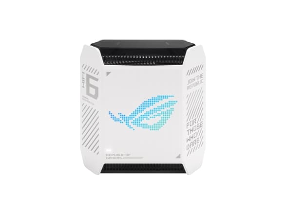Maršrutizatorius ASUS ROG Rapture GT6/Gaming Mesh System/WiFi 6, baltos spalvos