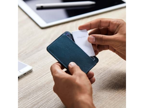 Chipolo CARD - Trådlös säkerhetsetikett för mobiltelefon - vit