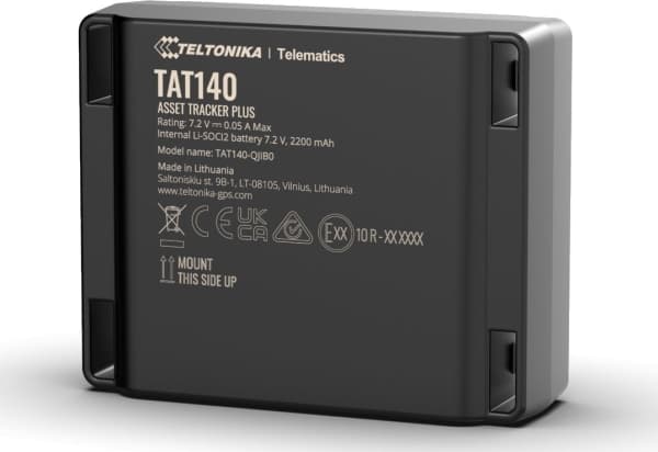 Teltonika 4G LTE Cat 1 asset tracker, 0,128 GB, Micro-USB, Vaihdettavissa oleva, 26000 h, Lithium-tionyylikloridi (liSoCl2), 7,2 V