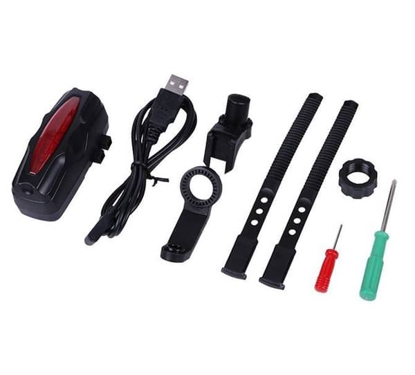 ezTracker Bike Mini, Cykel GPS-tracker dold i fungerande cykellampa, rörelselarm, 2600mAh