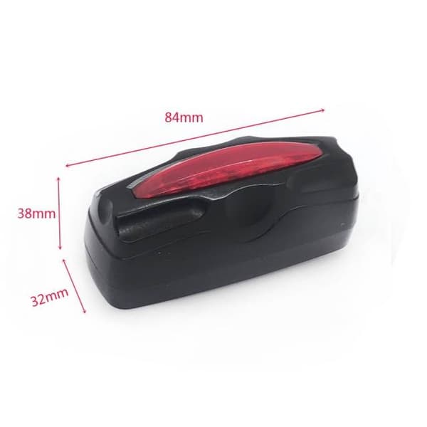 ezTracker Bike Mini, Cykel GPS-tracker dold i fungerande cykellampa, rörelselarm, 2600mAh