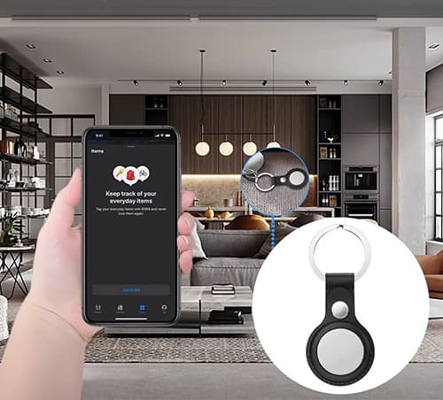 SiGN Smart Bluetooth Finder Skal till Apple Airtag - Svart
