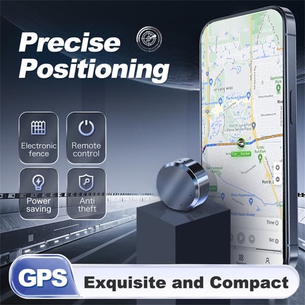 Smart Global Positioning Anti-Lost Tracker GPS-lokalisator 220mAh - Hvit