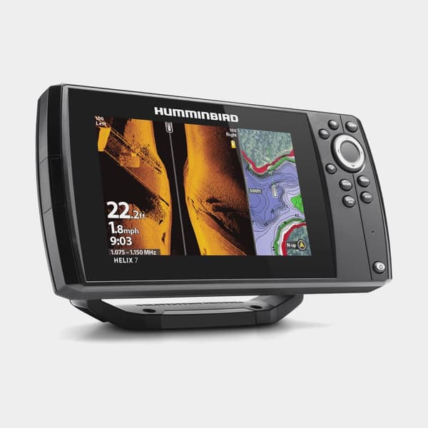 Plotter Humminbird HELIX 7 CHIRP SI GPS G4, 7″ + ekolodsgivare (CHIRP, DownScan, SideScan)