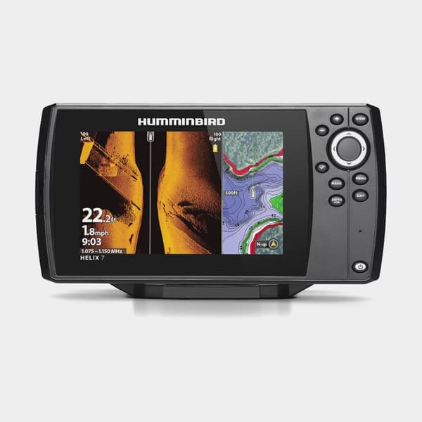 Plotter Humminbird HELIX 7 CHIRP SI GPS G4, 7″ + ekolodsgivare (CHIRP, DownScan, SideScan)