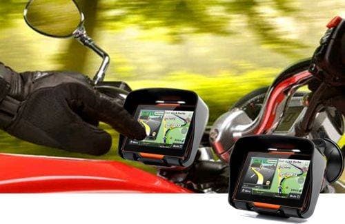 Vattentät och tålig GPS till Motorcykel med 4GB inbyggt minne + MicroSD