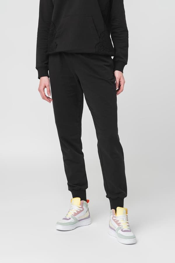 PANTALON  DAMA COTON  BLACK-XL