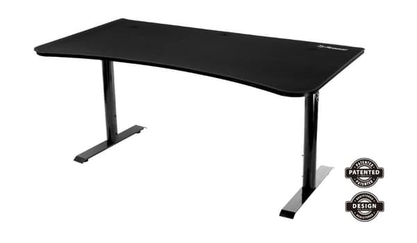 Arozzi Arena Gaming Desk - Pure Black