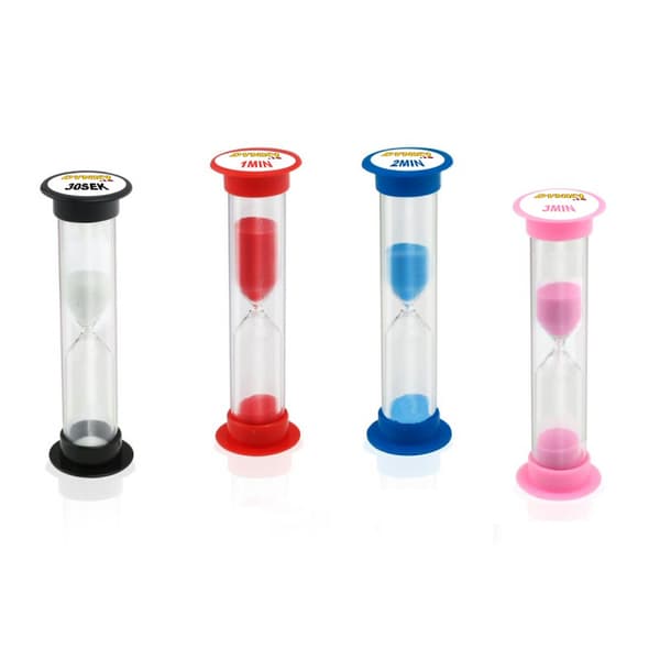 4 st Timglas, 30sek, 1min, 2min, 3min - Spela Spel!