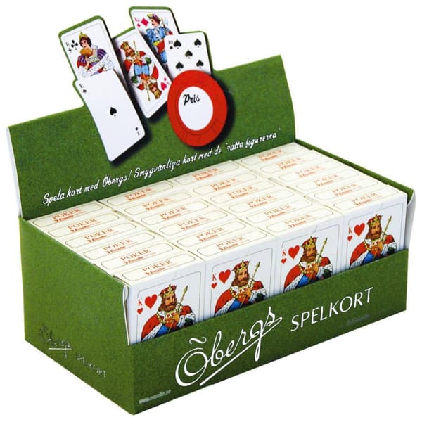 2 Öbergs Riktiga Spelkort Kortlek Poker Patiens Spel