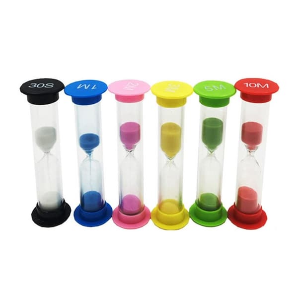 6st Timglas, 10sek, 20sek, 30sek, 1min, 2min, 3min - Spela Spel!