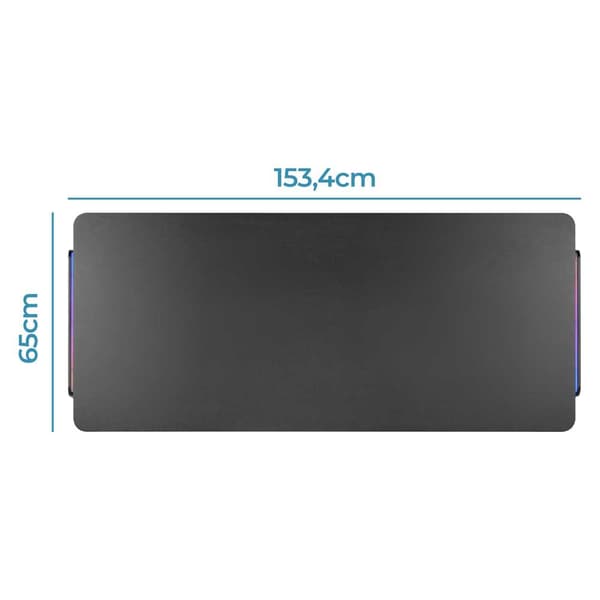 Phoenix Technologies Gaming Skrivebord Horizon Rgb 150x65 Cm