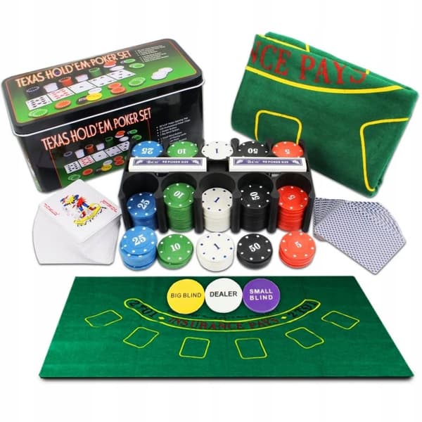 POKERISETTI TAI NOPPASETTI 200 TOKENIIN 2 KAKKAA