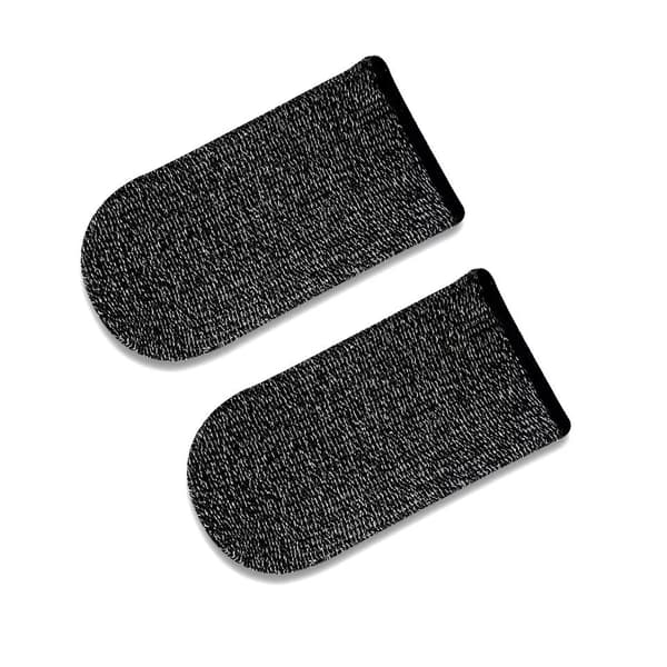 Finger Sleeves - Peukalokäsineet mobiilipelaamiseen hopeakuitu (2 kpl)