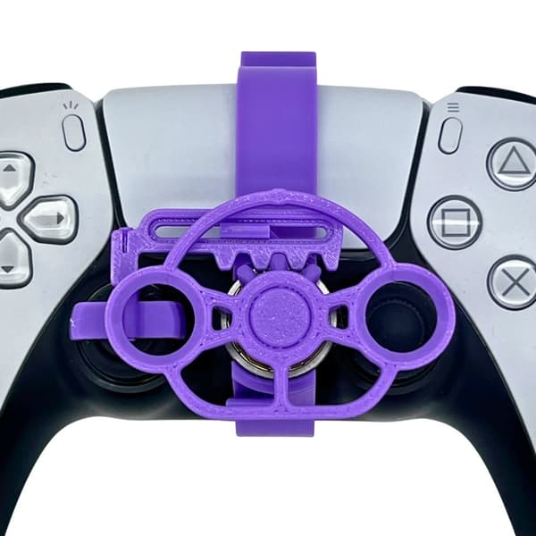 Gaming racerhjul mini-styrebeslag til PS5-controller Lilla M
