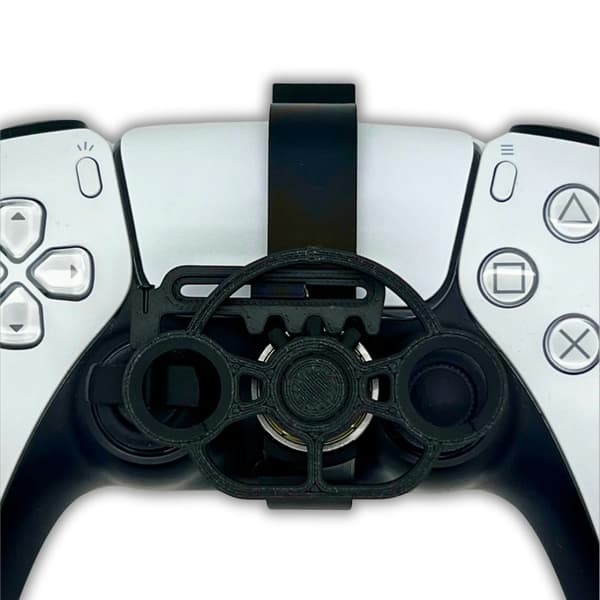 Gaming-racerhjul mini-styringsfeste for PS5-kontroller Svart M