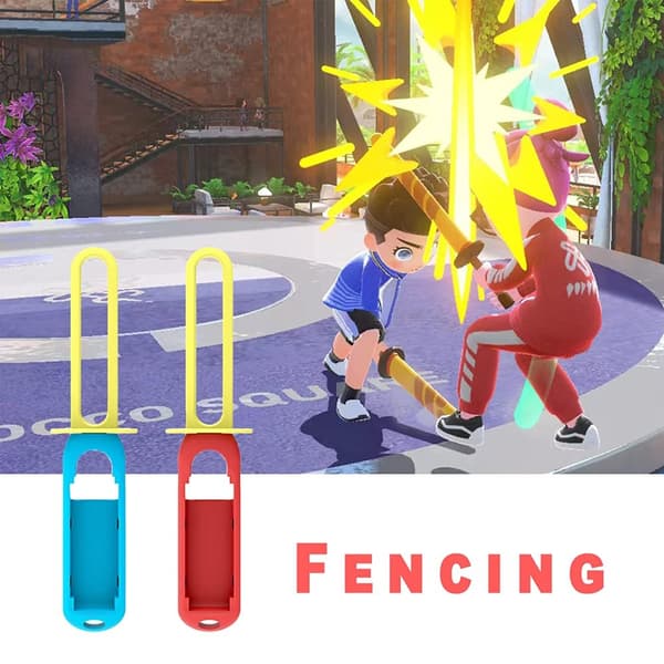 INF Gjerdehåndtak Sports Grip 2-pak FlerfargetNintendo Switch/Switch OLED