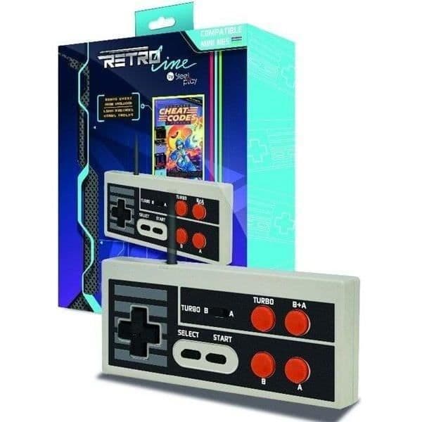 Edge Controller + Cheat Code Book för Nintendo Classic Mini NES Steelplay