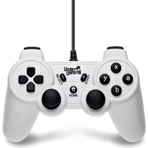 Vit trådbunden expertkontroll kompatibel med Wii/WiiU
