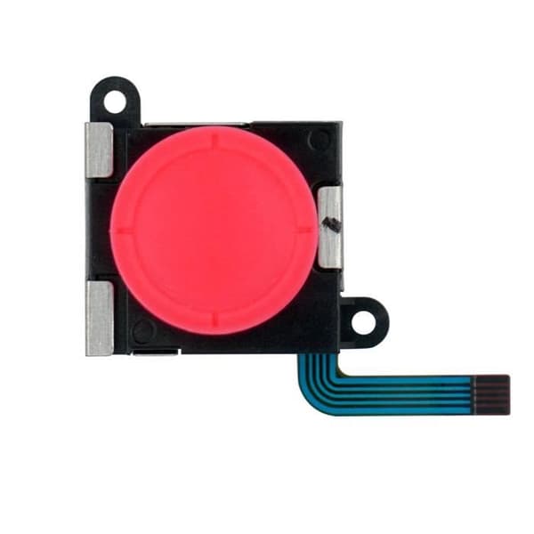Analog Controller för Nintendo Switch Joy-Con Controller - Röd Keps