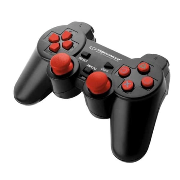 ESPERANZA GAME CONTROLLER PS3 / PC USB TROOPER SVART / RÖD - EGG107R
