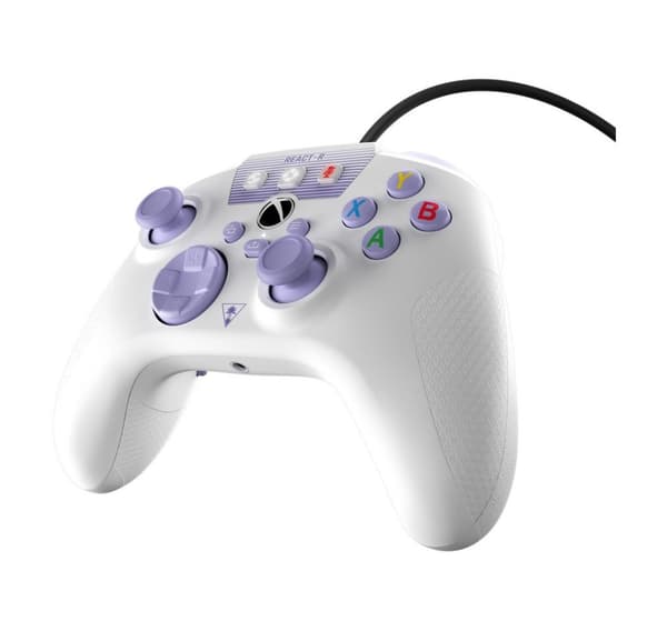 Turtle Beach -ohjain React-R, valkoinen/violetti