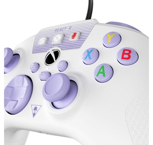 Turtle Beach -ohjain React-R, valkoinen/violetti