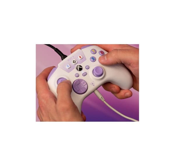 Turtle Beach -ohjain React-R, valkoinen/violetti