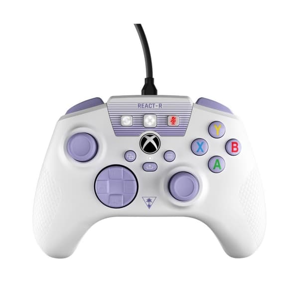Turtle Beach -ohjain React-R, valkoinen/violetti