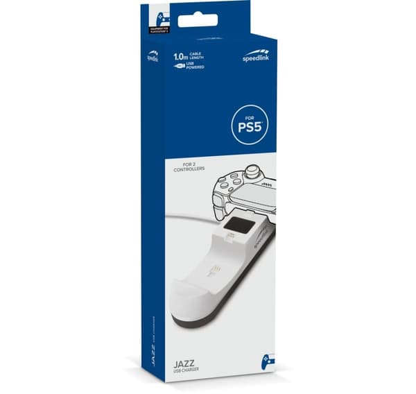 Speedlink peliohjaimen laturi Jazz PS5 USB (SL460001WE)