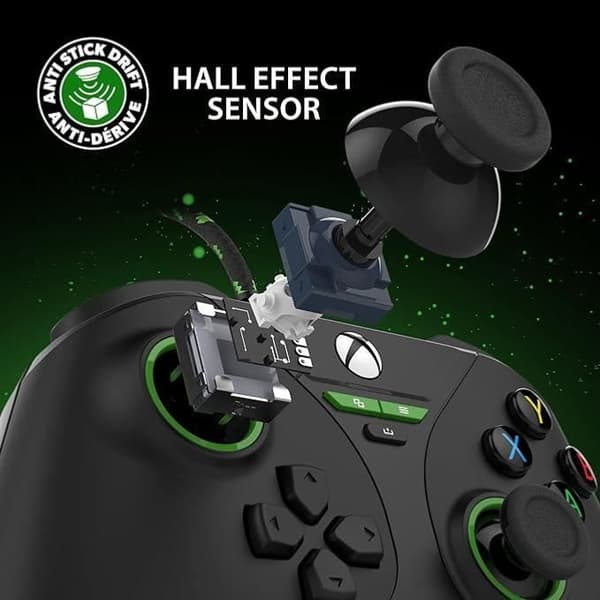 Gamepad - BARA FÖR SPEL - GamePad Pro XBOX Black Edition - Kabelansluten - Svart - 3 meter